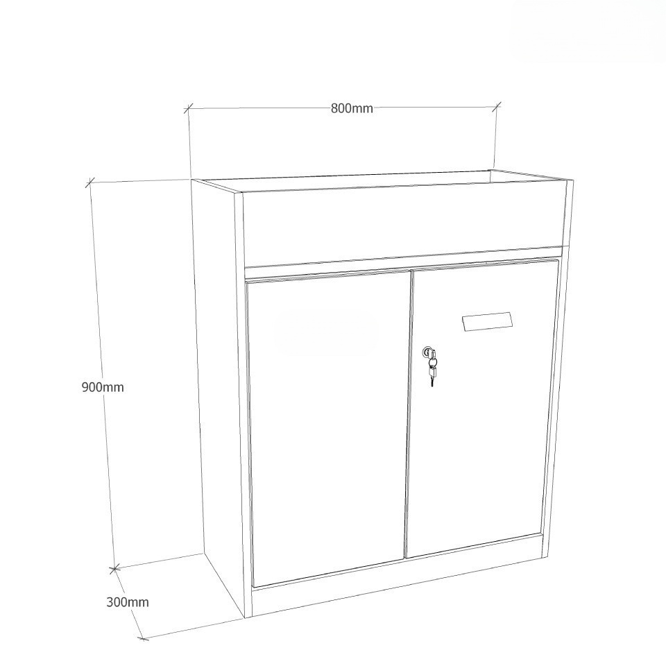 Ảnh mô tả sản phẩm - Tủ cây trang trí CL90-02CT