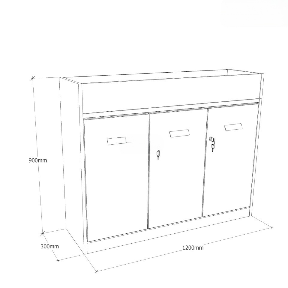 Ảnh mô tả sản phẩm - Tủ cây trang trí CL90-03CT