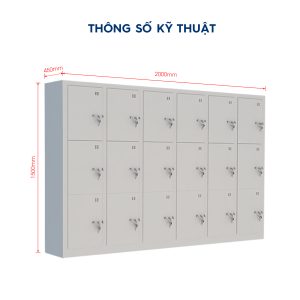 Ảnh mô tả sản phẩm - Tủ đựng đồ siêu thị TT.N18