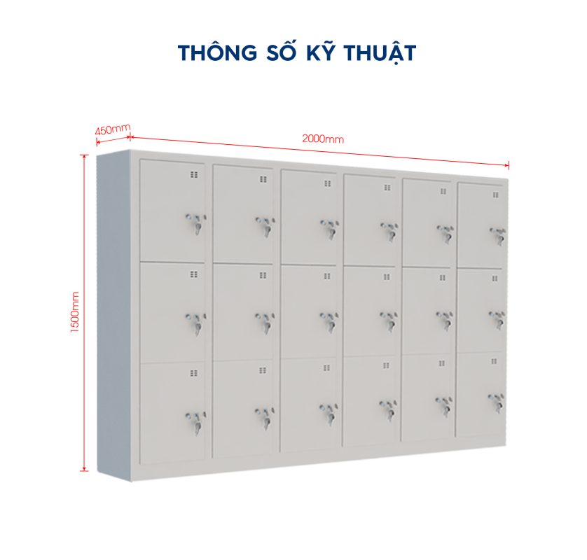 Ảnh mô tả sản phẩm - Tủ đựng đồ siêu thị TT.N18