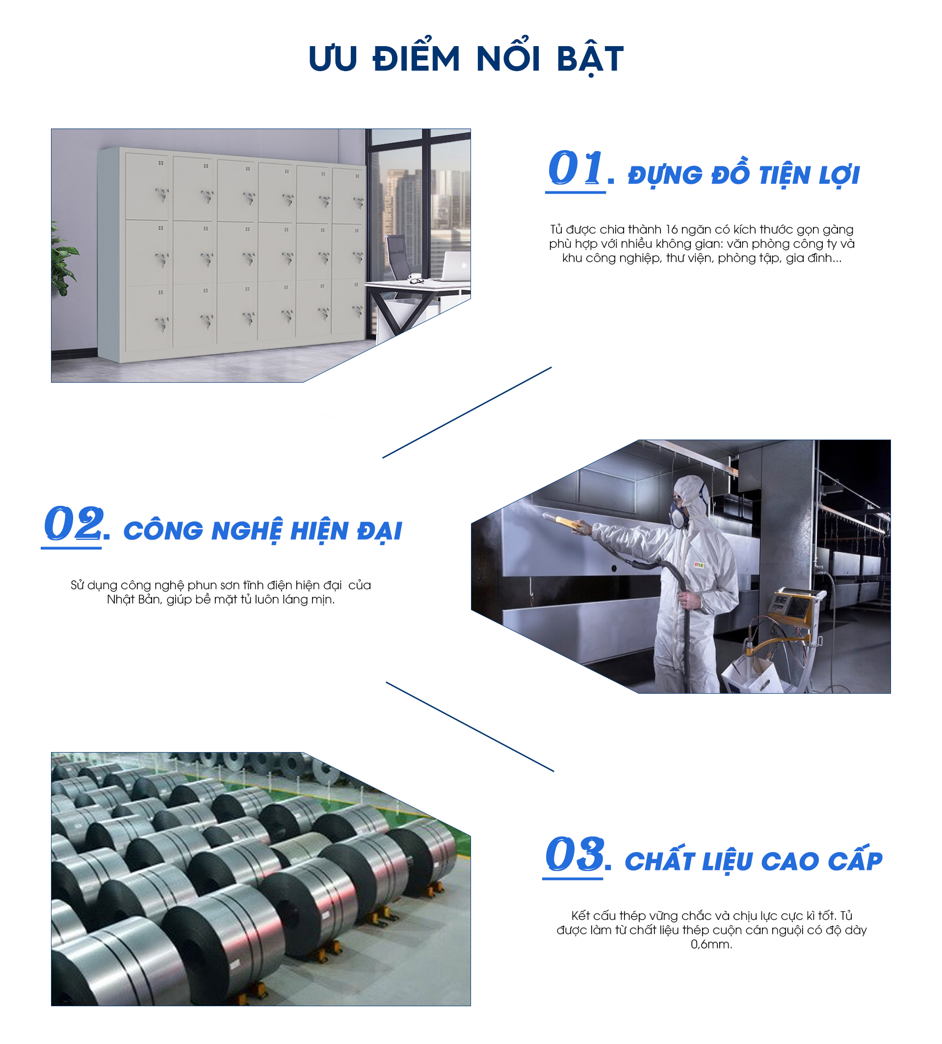 Ảnh mô tả sản phẩm - Tủ đựng đồ siêu thị TT.N18