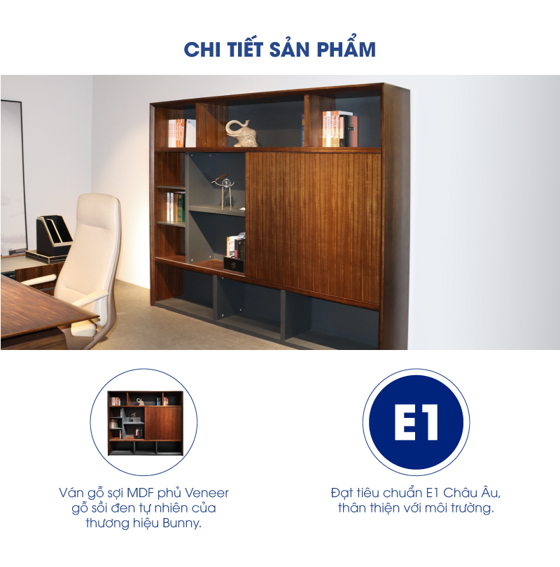 Ảnh mô tả sản phẩm - Tủ lãnh đạo Nasi N-C24