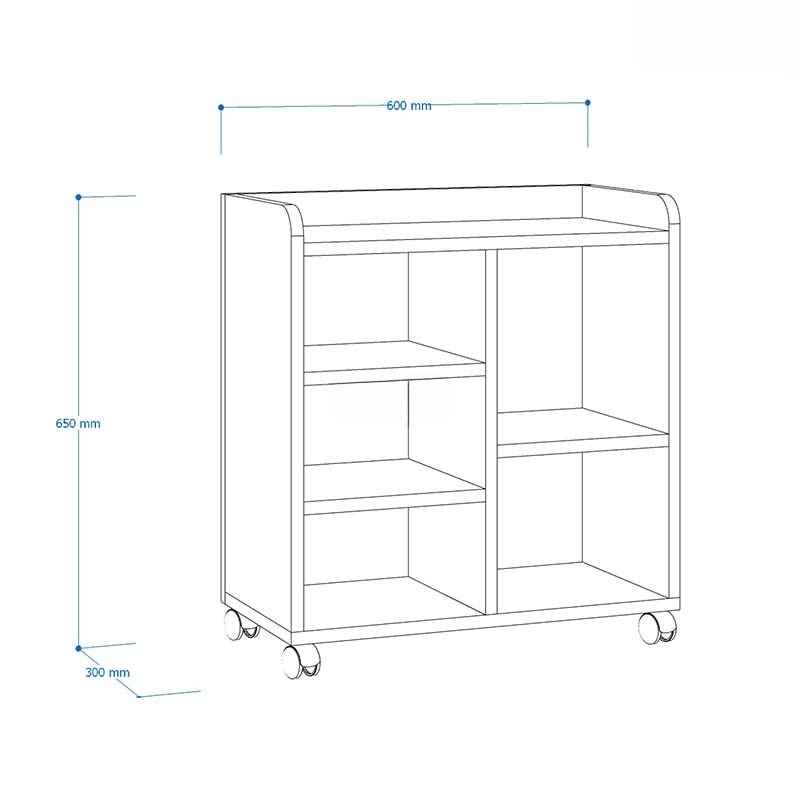Ảnh mô tả sản phẩm - Tủ phụ di động TP10
