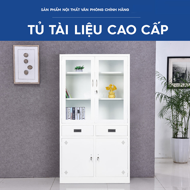 Ảnh mô tả sản phẩm - Tủ sắt đựng tài liệu TL01K-T