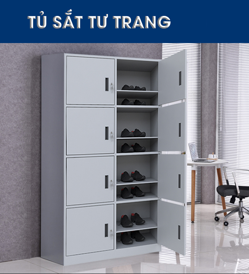 Ảnh mô tả sản phẩm - Tủ sắt tư trang 8 ngăn TT.8