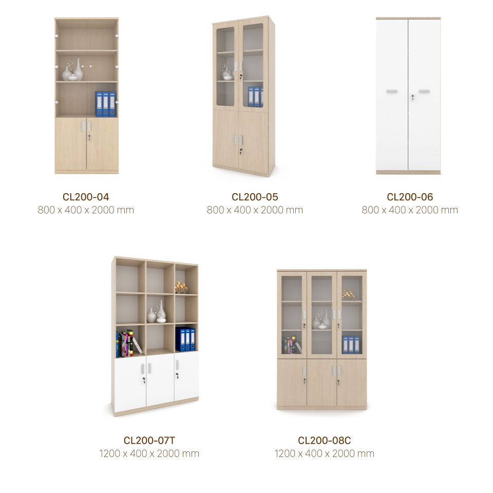 Ảnh mô tả sản phẩm - Tủ tài liệu Classic CL200-13-T