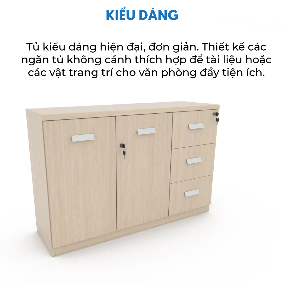 Ảnh mô tả sản phẩm - Tủ tài liệu Classic CL80-03