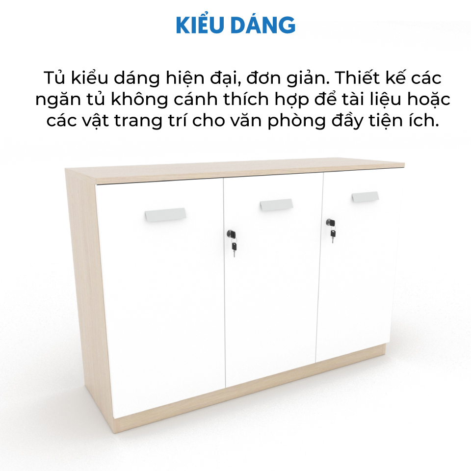 Ảnh mô tả sản phẩm - Tủ tài liệu classic CL80-04T