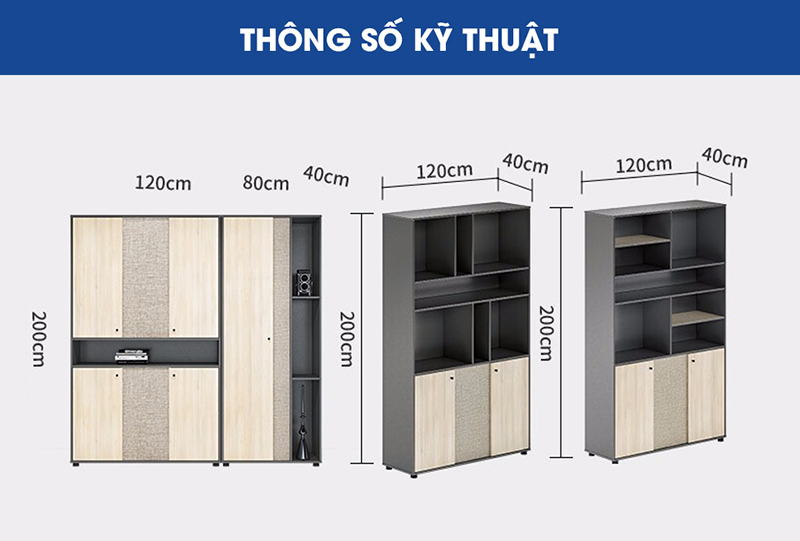 Ảnh mô tả sản phẩm - Tủ tài liệu LTB-C01