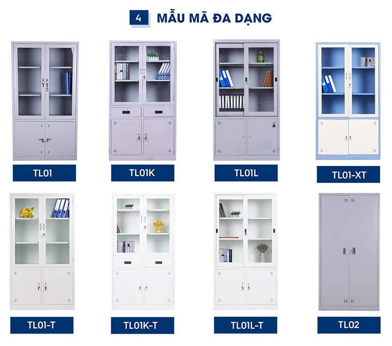 Ảnh mô tả sản phẩm - Tủ tài liệu sắt TL01K