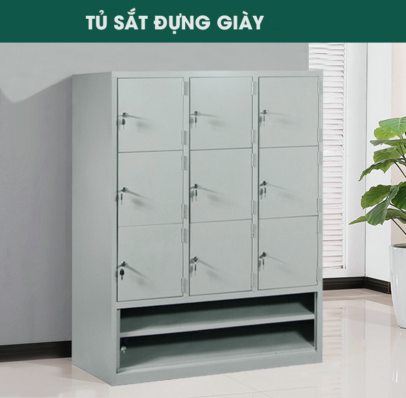 Ảnh mô tả sản phẩm - Tủ tư trang 9 ô 2 khay TT.09