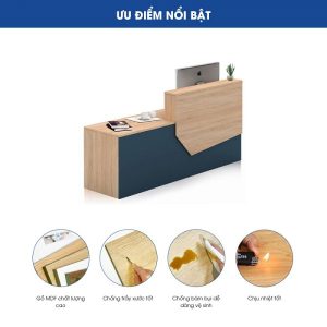 Ảnh sản phẩm Quầy lễ tân QLT02 - 2