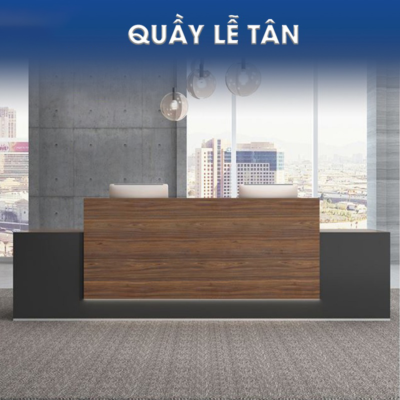 Ảnh sản phẩm Quầy lễ tân QLT05-D - 4