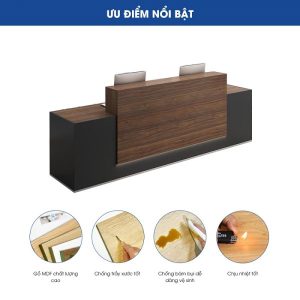 Ảnh sản phẩm Quầy lễ tân QLT05-D - 5