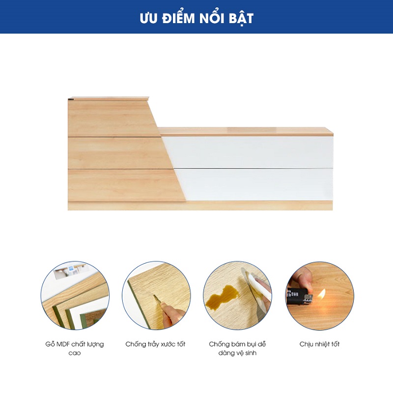 Ảnh sản phẩm Quầy lễ tân QLT07 - 2