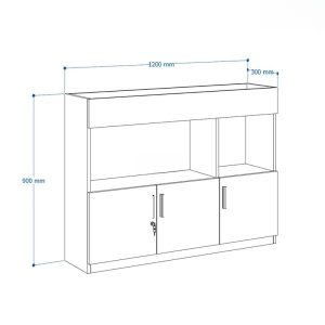 Ảnh sản phẩm Tủ cây trang trí CL90-07C - 8