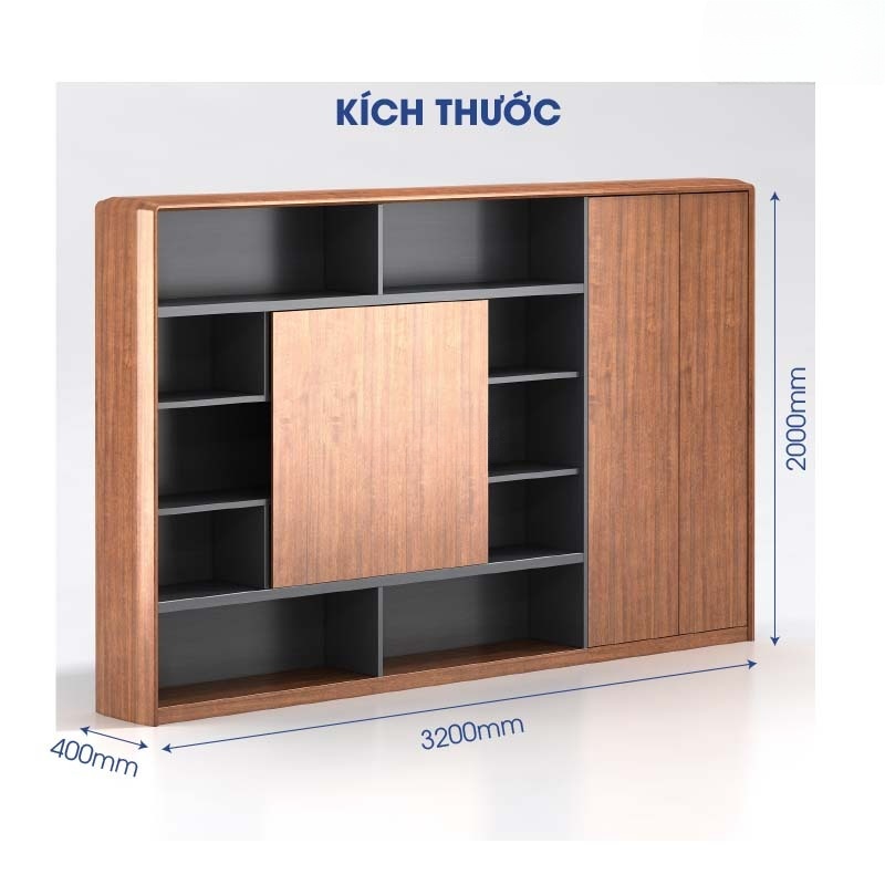 Ảnh sản phẩm Tủ lãnh đạo Nasi N-C36 - 2