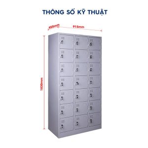 Ảnh sản phẩm Tủ locker sắt 21 ngăn LK21 - 2