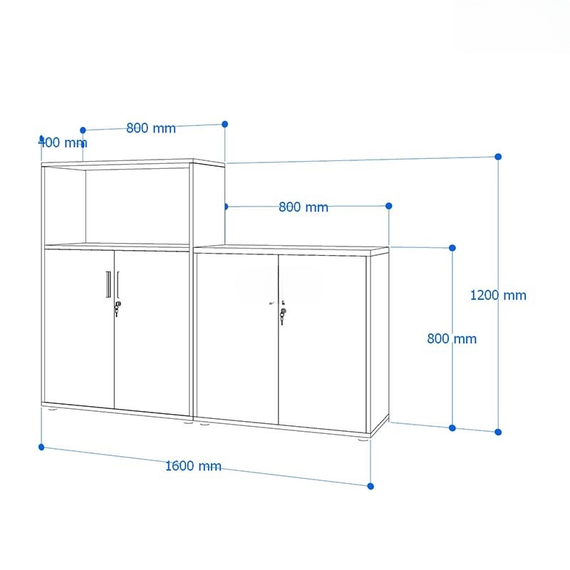 Ảnh sản phẩm Tủ tài liệu CL120-160 - 6