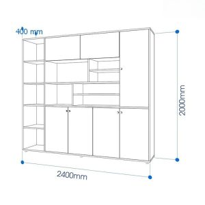 Ảnh sản phẩm Tủ tài liệu CL200-17 - 6