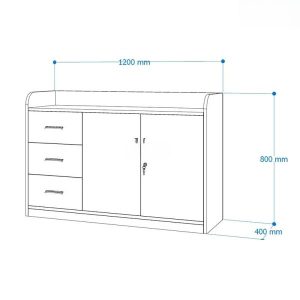 Ảnh sản phẩm Tủ tài liệu CL80-05 - 6