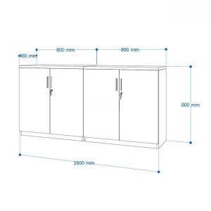 Ảnh sản phẩm Tủ tài liệu CL80-160 - 6