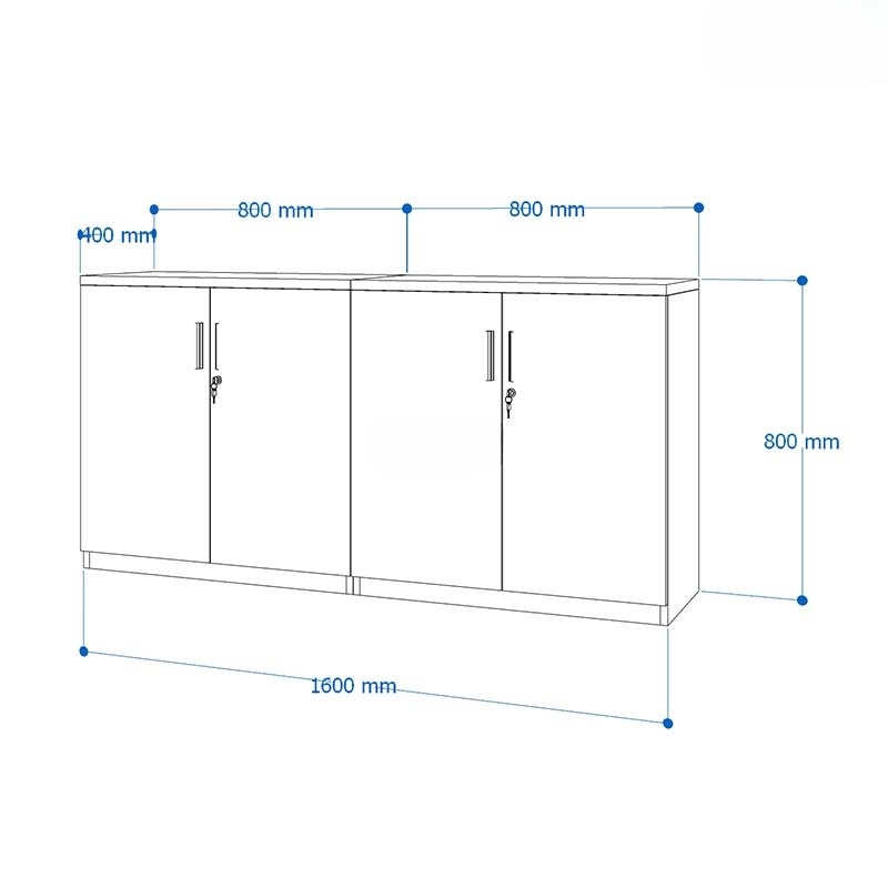 Ảnh sản phẩm Tủ tài liệu CL80-160 - 6