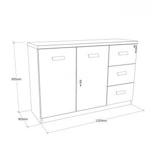 Ảnh sản phẩm Tủ tài liệu Classic CL80-03 - 6