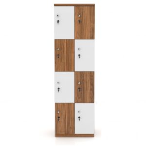 Tủ gỗ locker để đồ 8 ngăn -LKG 04