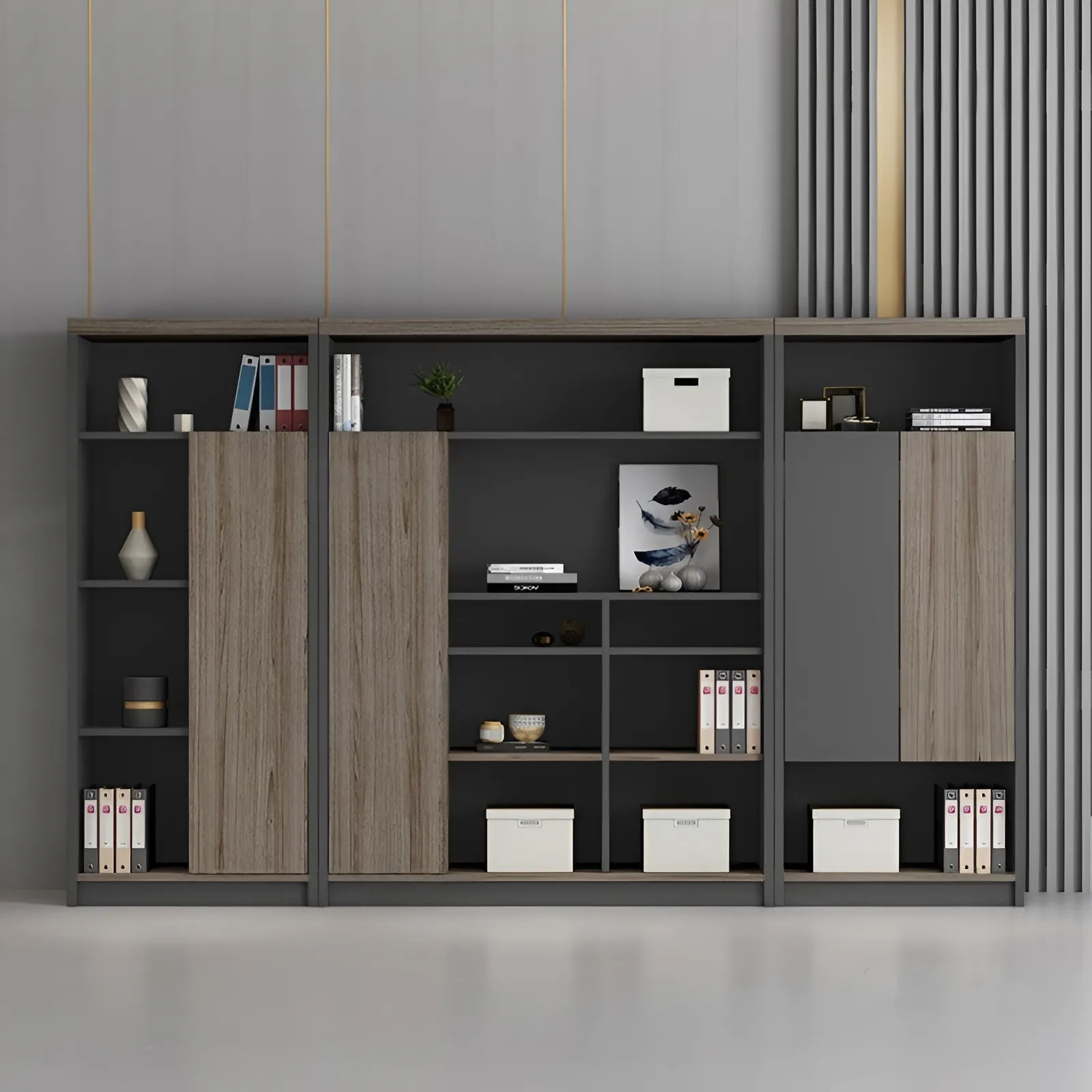 Tủ tài liệu phòng chủ tịch 3m2 -TG 21